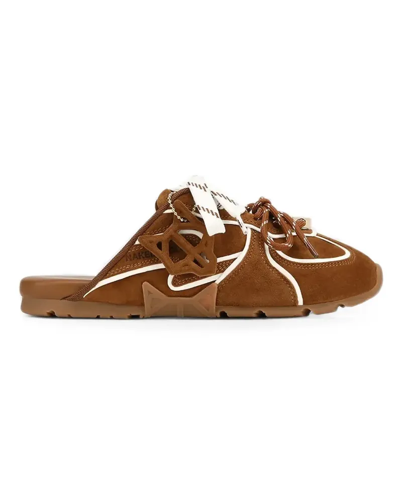 Naked Wolfe Adorn Mules aus Wildleder - Braun Braun