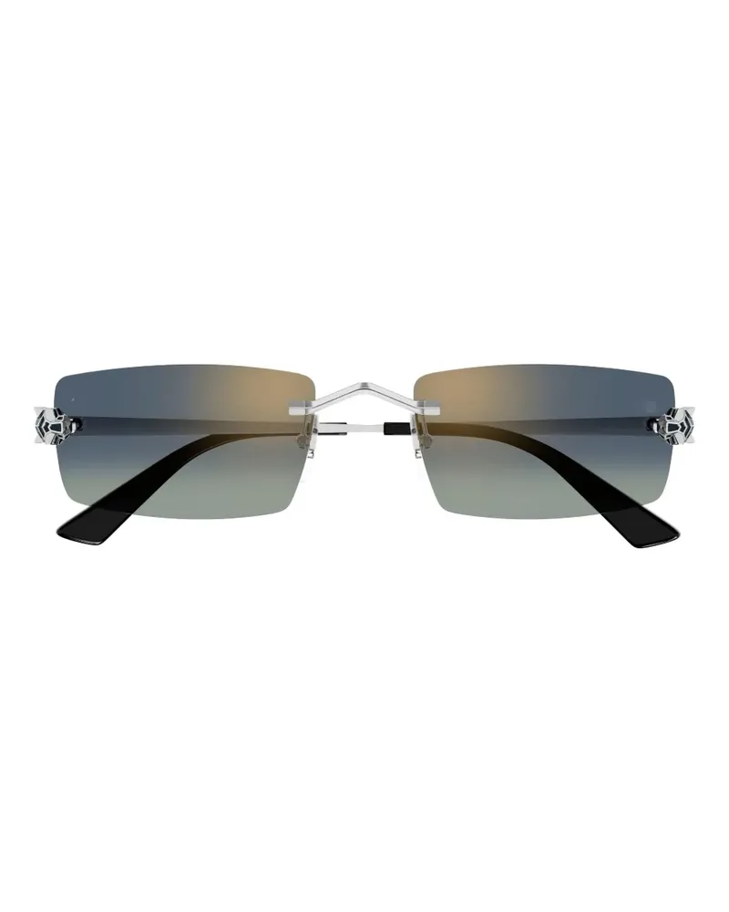 Cartier Panthère de Cartier Sonnenbrille - Silber Silber
