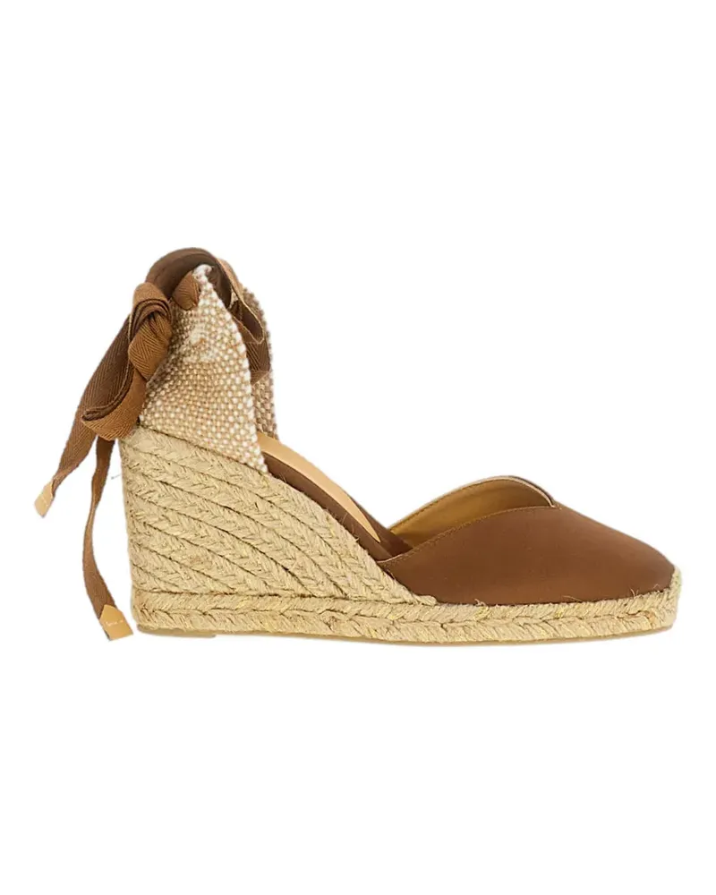 Castañer wedge-hell espadrilles - Braun Braun