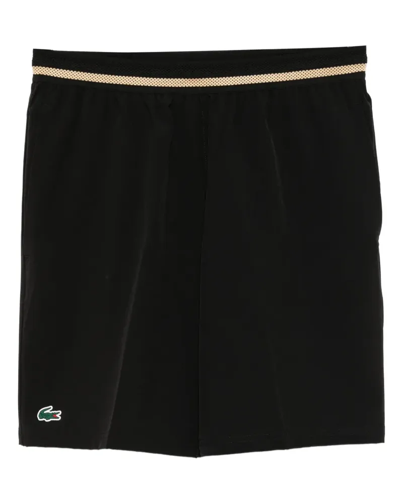 Lacoste Shorts mit Logo-Applikation - Schwarz Schwarz
