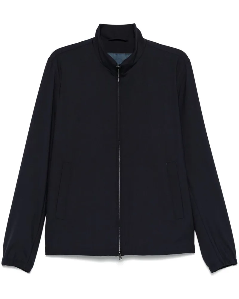 Herno Jacke mit Logo-Schild - Blau Blau