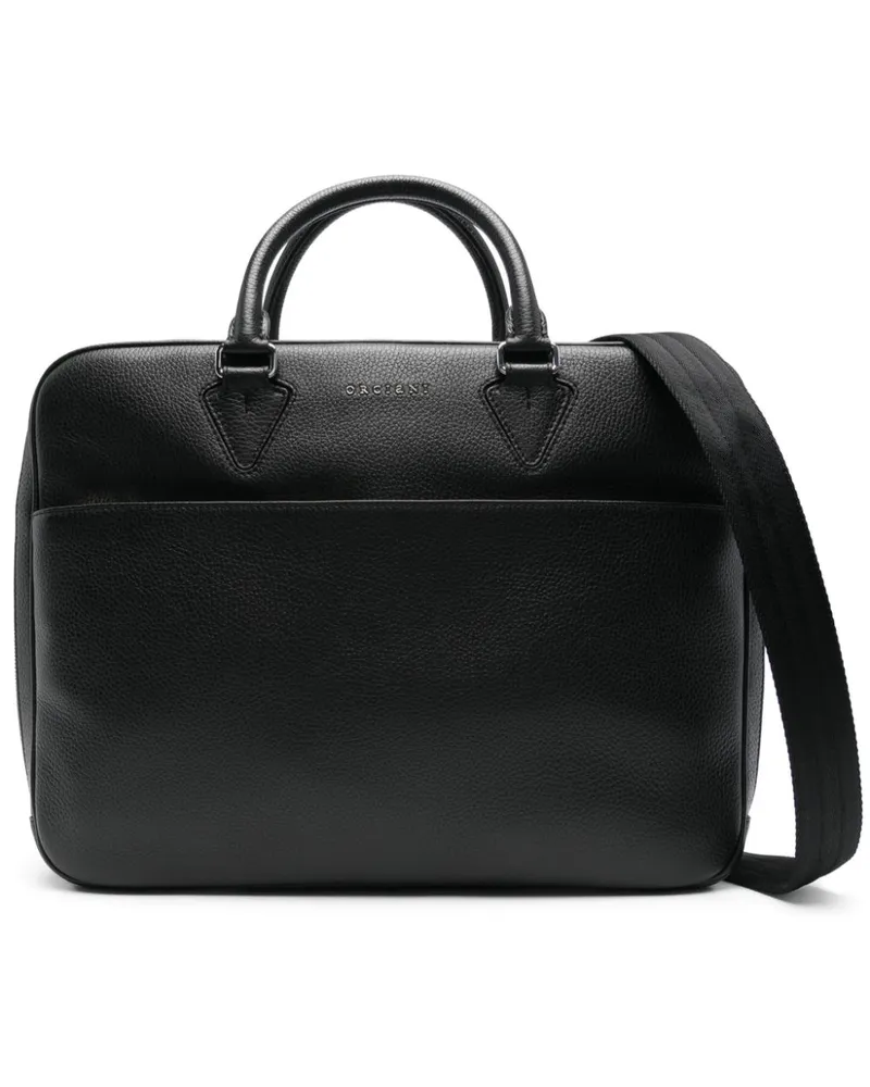Orciani Timeless Aktentasche - Schwarz Schwarz