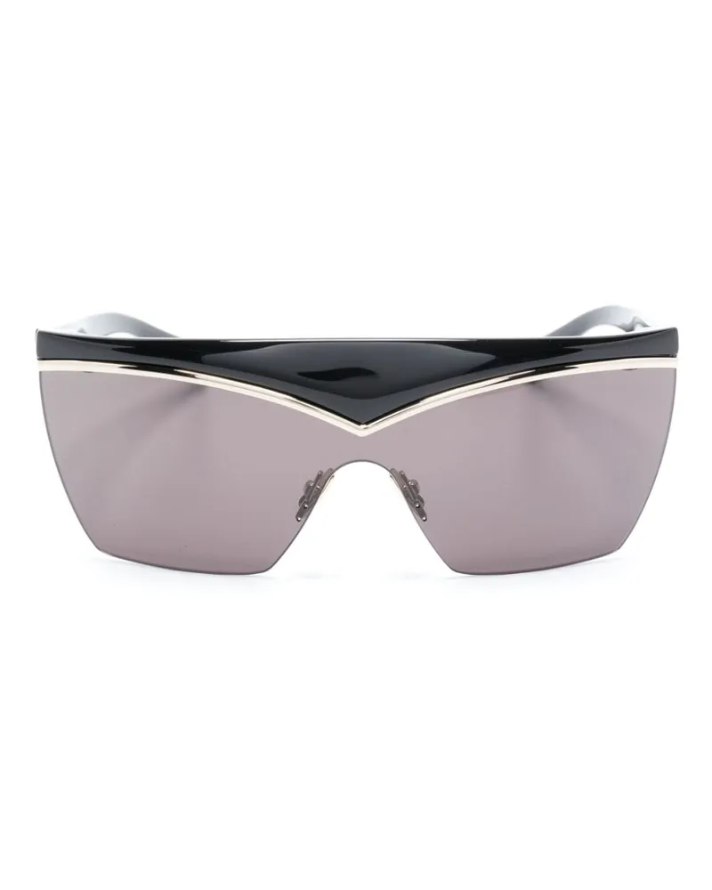 Saint Laurent Shield-Brille - Schwarz Schwarz