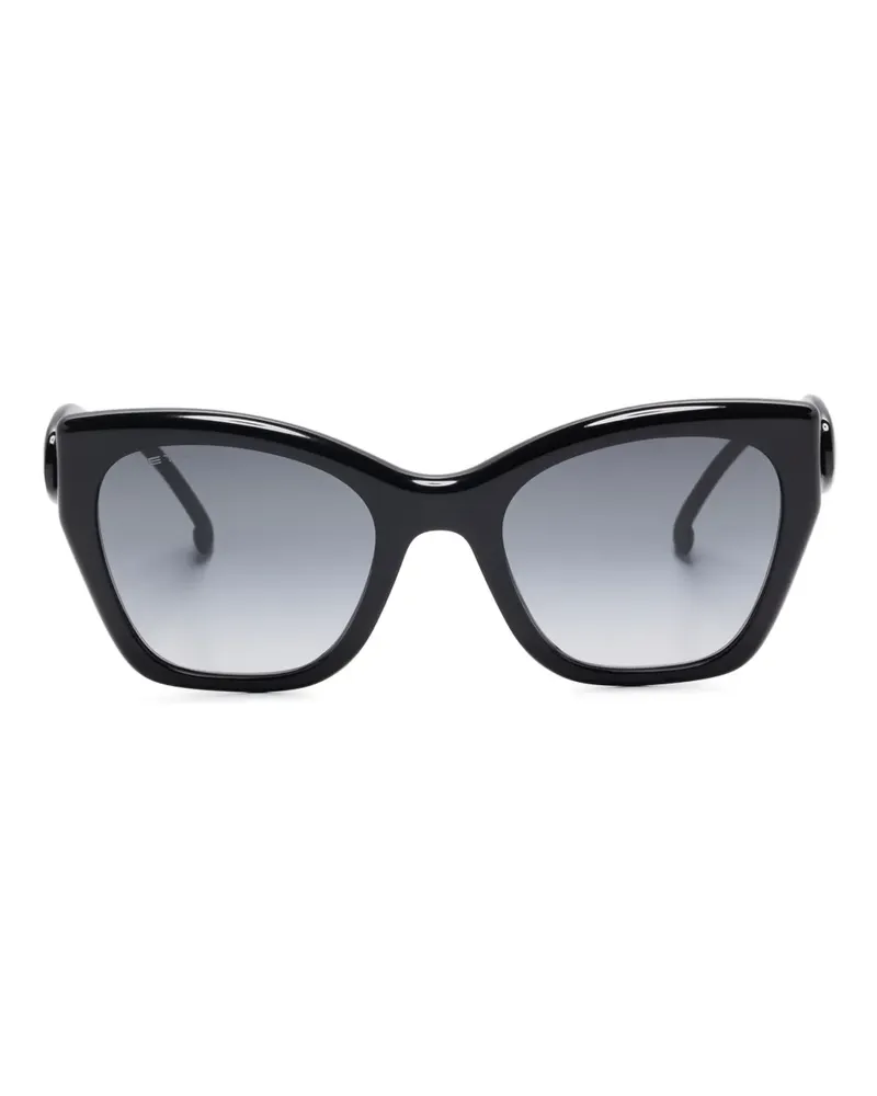 Etro Sonnenbrille mit Butterfly-Gestell - Schwarz Schwarz