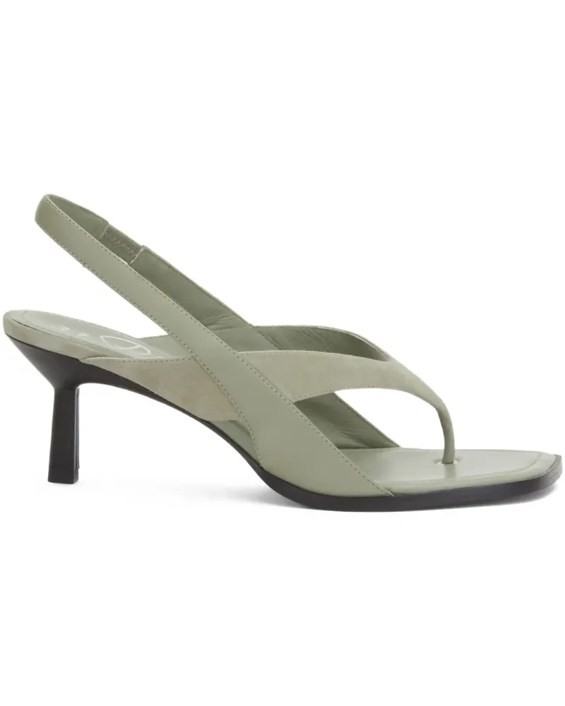3.1 phillip lim Slingback-Sandalen mit eckiger Kappe 60mm - Grün Grün
