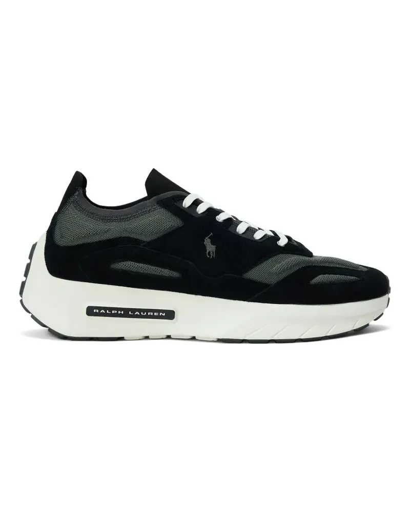 Ralph Lauren Boerum Sneakers mit Wildledereinsätzen - Schwarz Schwarz