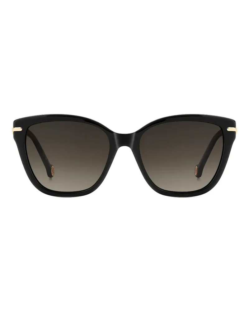 Carolina Herrera New York Cat-Eye-Sonnenbrille - Schwarz Schwarz