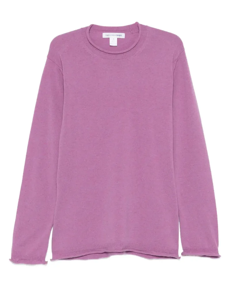 Comme des Garçons long-sleeve wool sweater - Violett Violett
