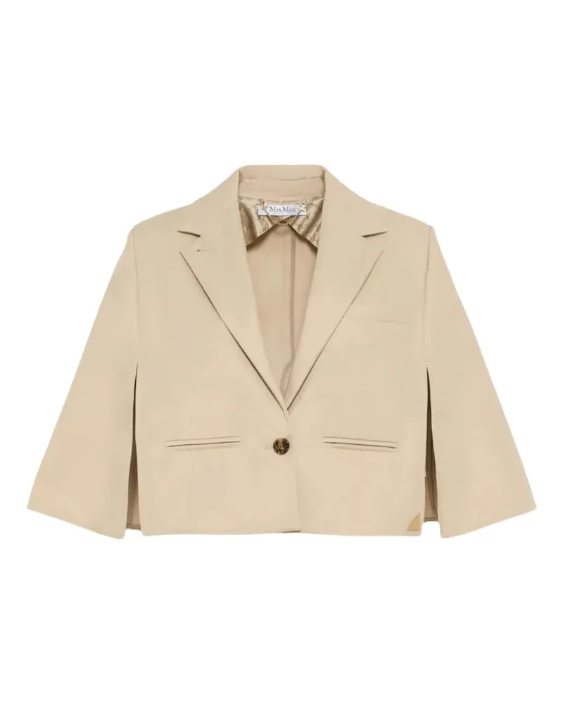 Max Mara Wasserabweisender Mantel aus Gabardine - Nude Nude