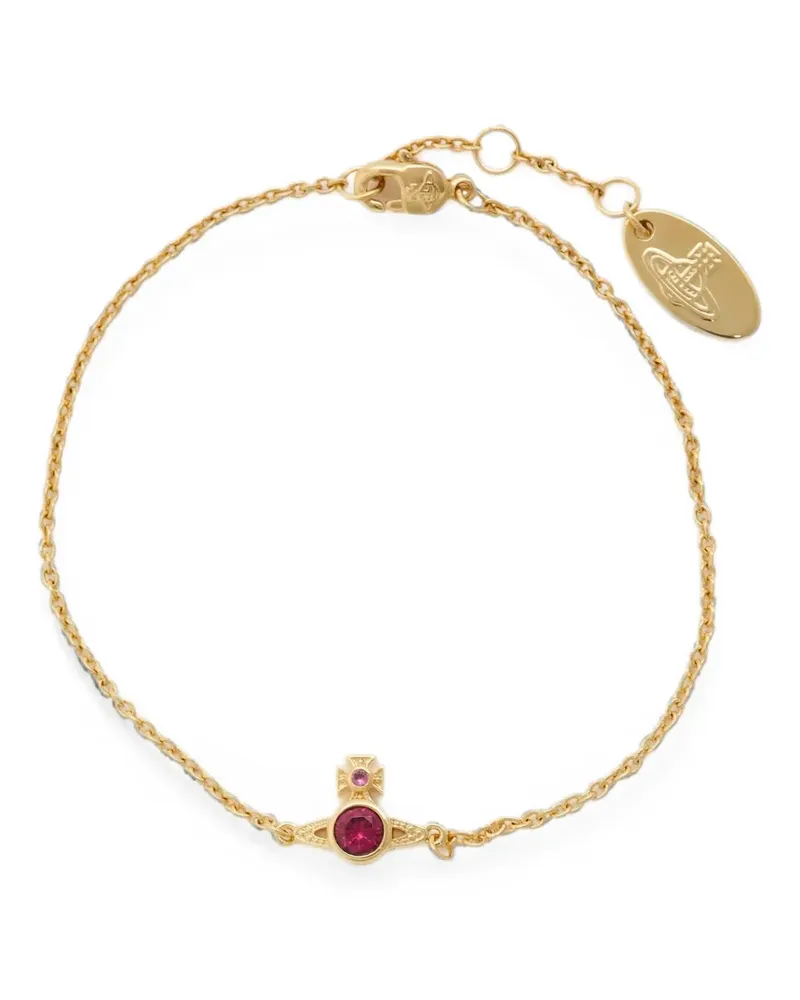Vivienne Westwood Armband mit kristallverziertem Orb - Gold Gold