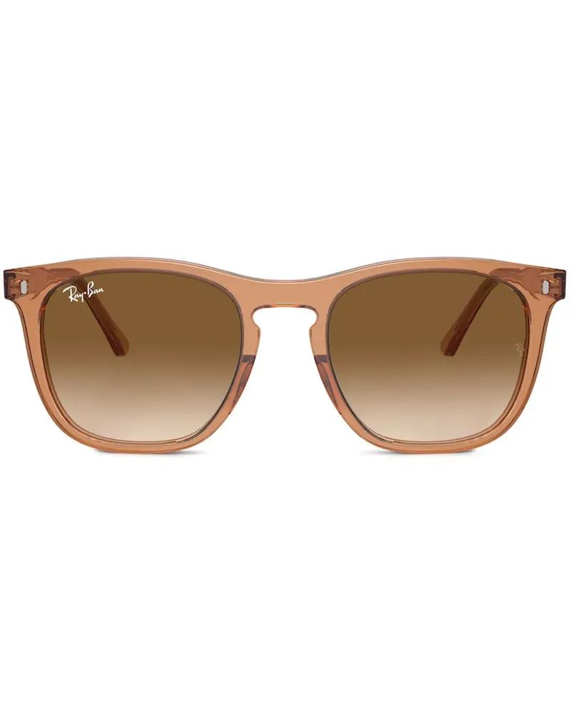 Ray Ban Sonnenbrille mit eckigem Gestell - Braun Braun