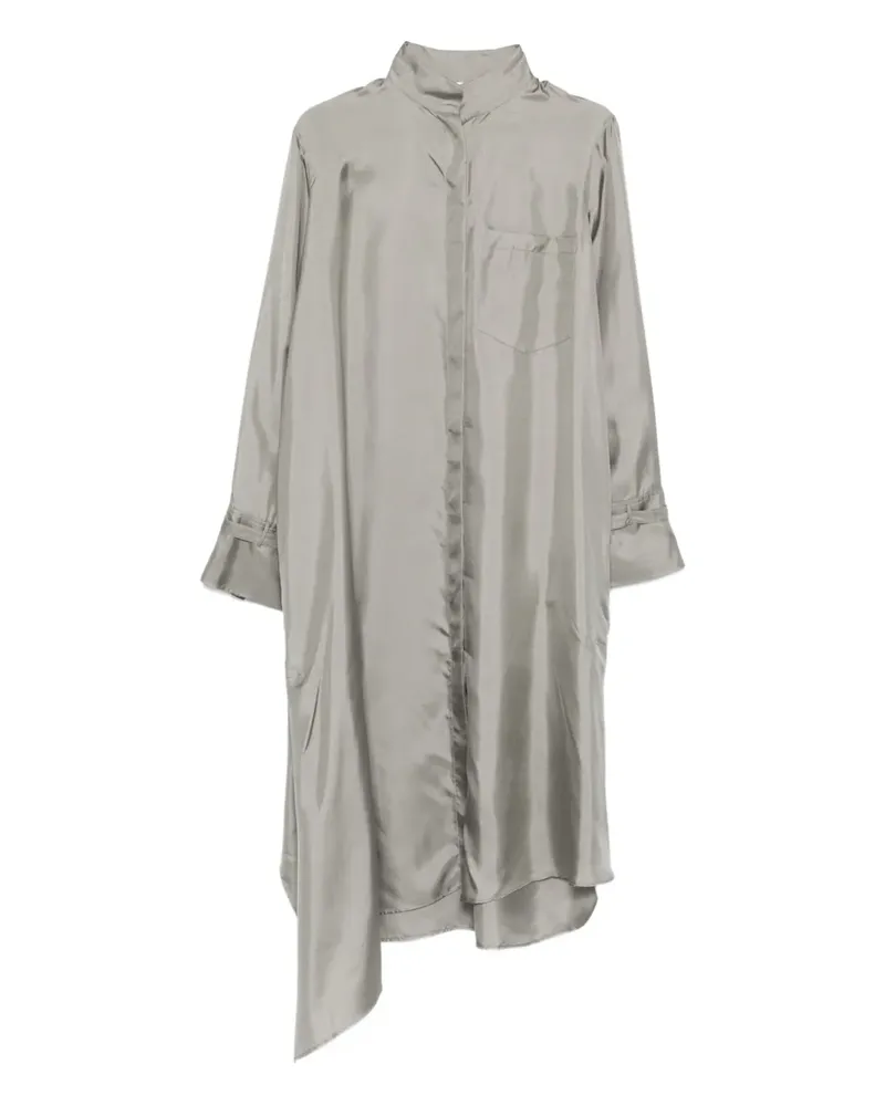 christian wijnants Asymmetrisches Hemdkleid - Grau Grau