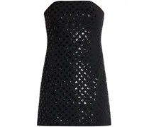 Minikleid mit Pailletten - Schwarz