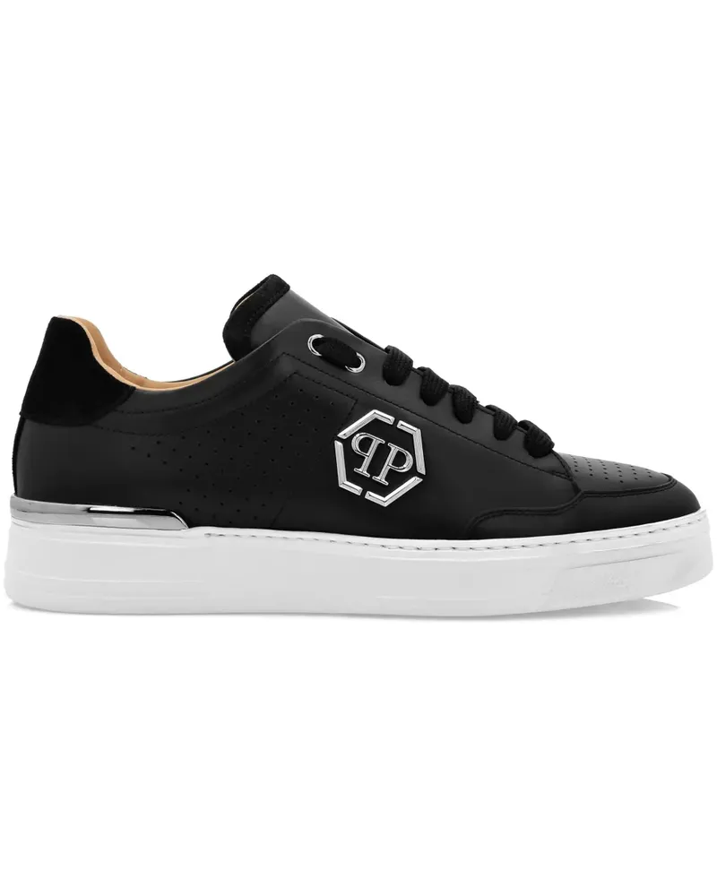 Philipp Plein Sneakers mit Logo-Print - Schwarz Schwarz