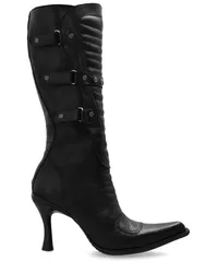 VETEMENTS Schnürstiefel mit Nieten Schwarz