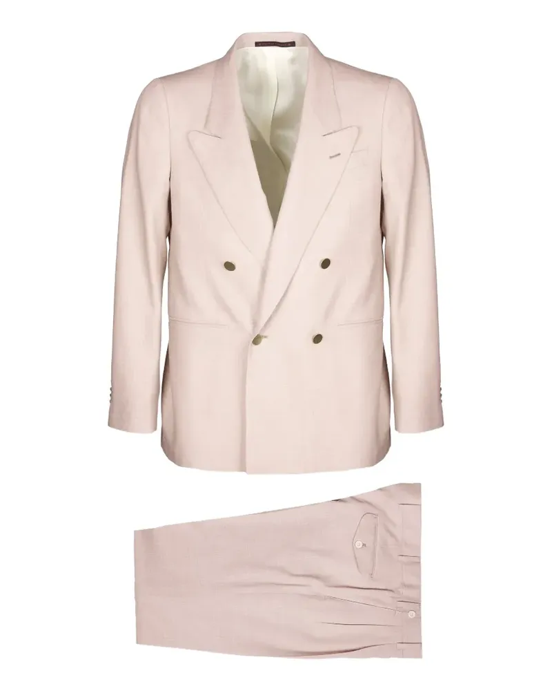 Bagnoli Sartoria Napoli Doppelreihiger Anzug - Rosa Rosa