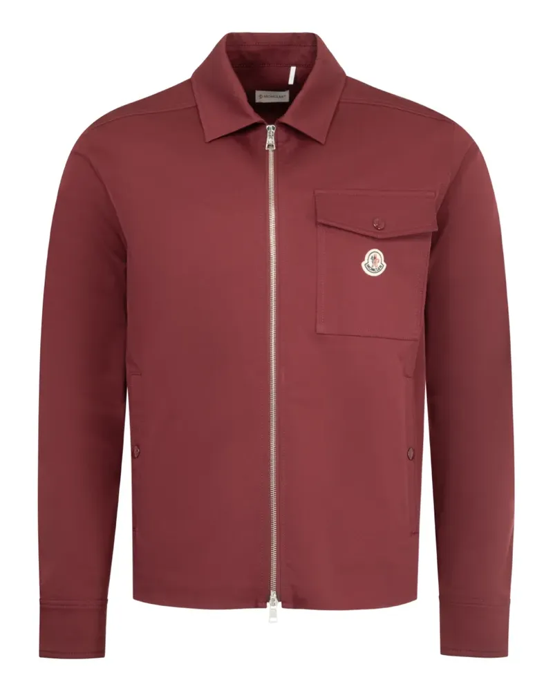 Moncler Hemdjacke mit Reißverschluss - Rot Rot