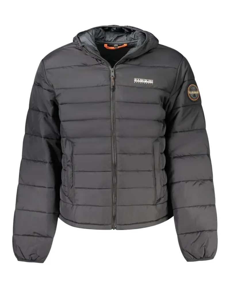 Napapijri Airic hooded puffer jacket - Schwarz Schwarz