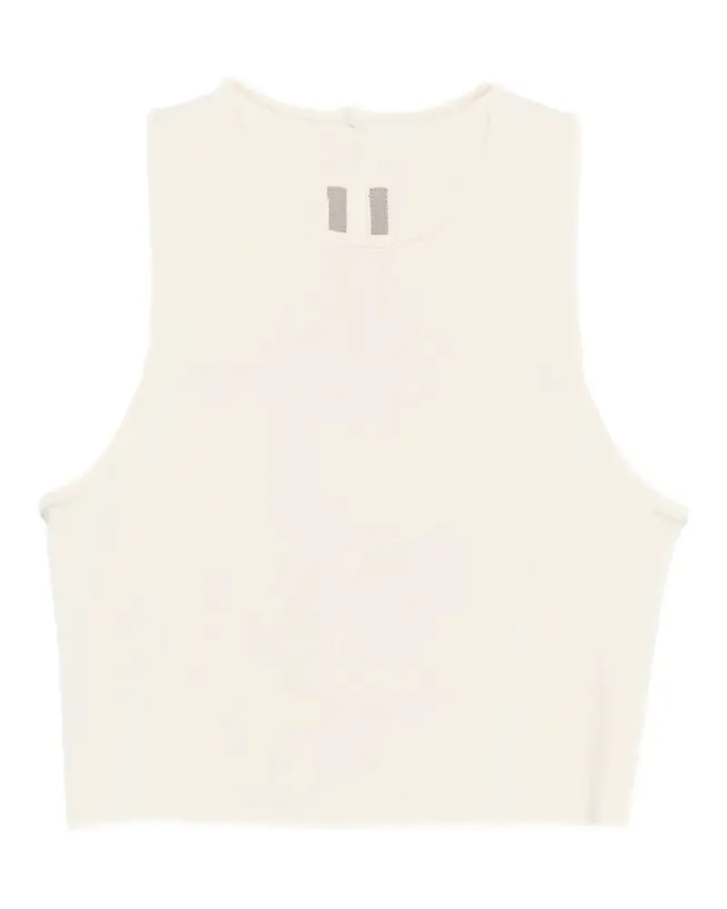 Rick Owens Cropped Trägershirt - Nude Nude