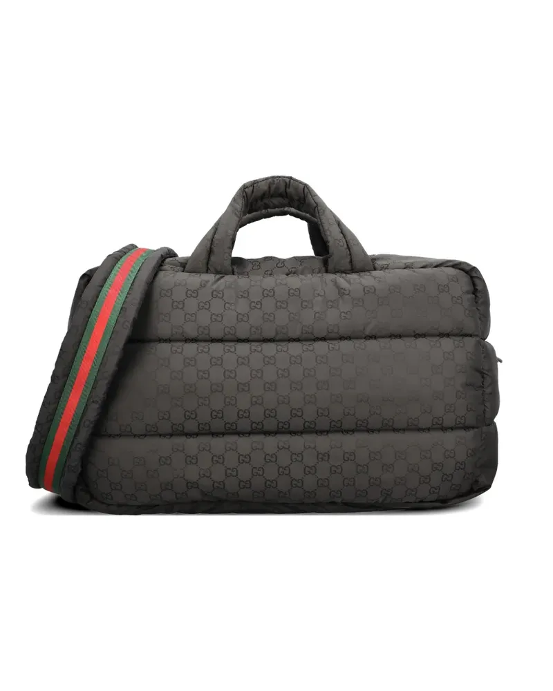 Gucci GG supreme quilted messenger bag - Schwarz Schwarz