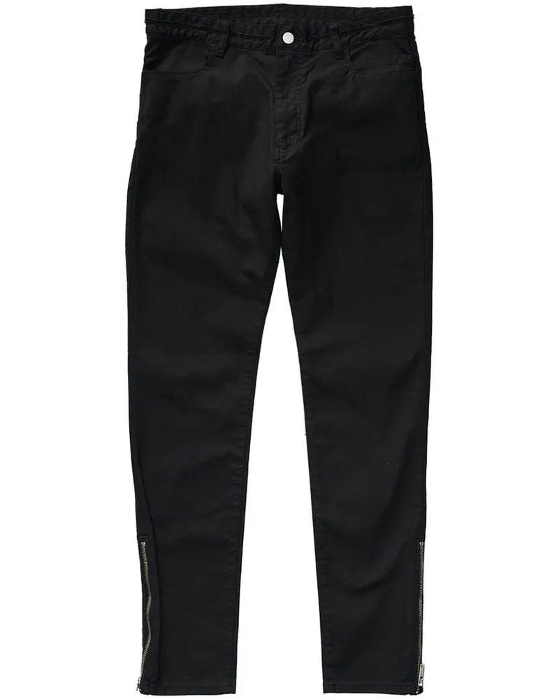 Undercover Halbhohe Slim-Fit-Jeans - Schwarz Schwarz