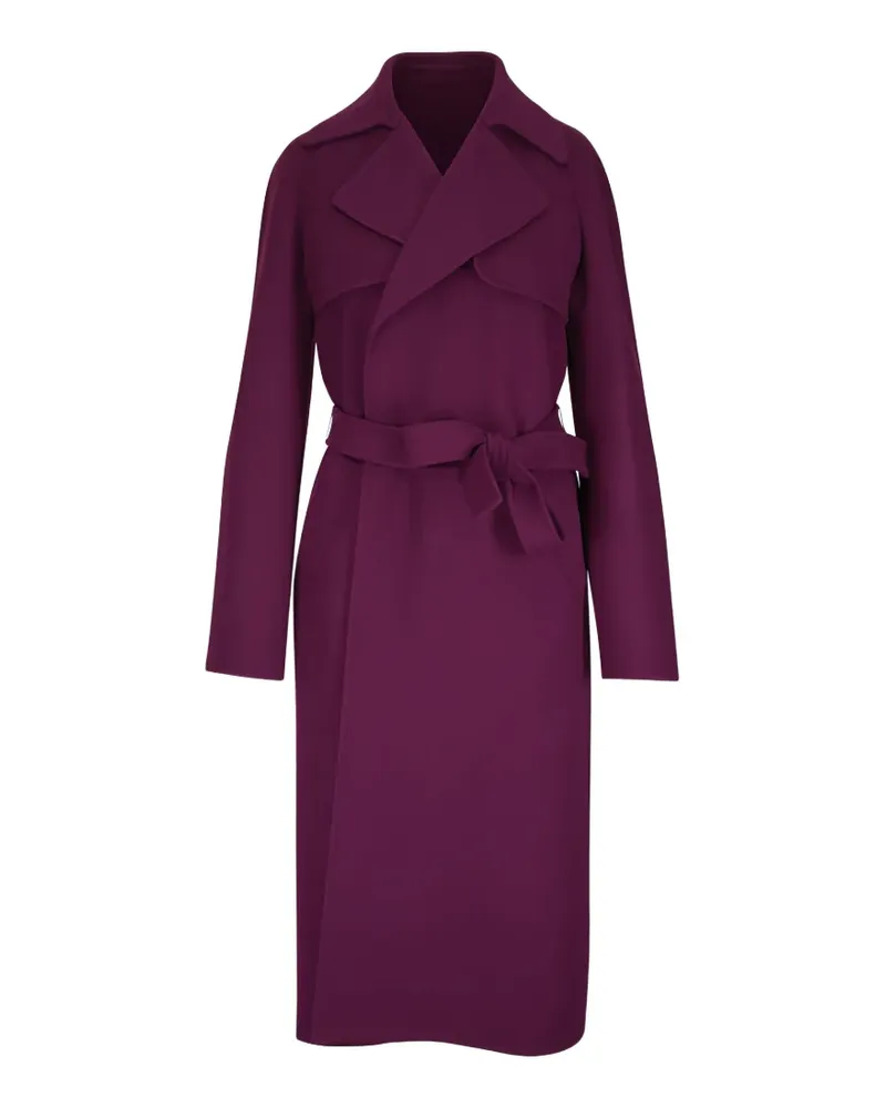 Michael Kors Jennifer Wollmantel mit Gürtel - Violett Violett