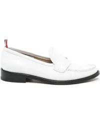 Thom Browne Penny-Loafer mit RWB-Detail Weiß