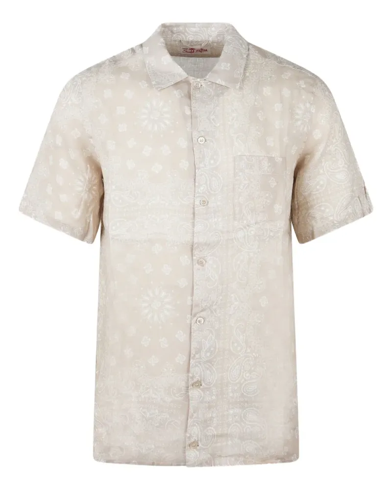 MC2 Saint Barth Hemd mit Bandana-Print - Nude Nude