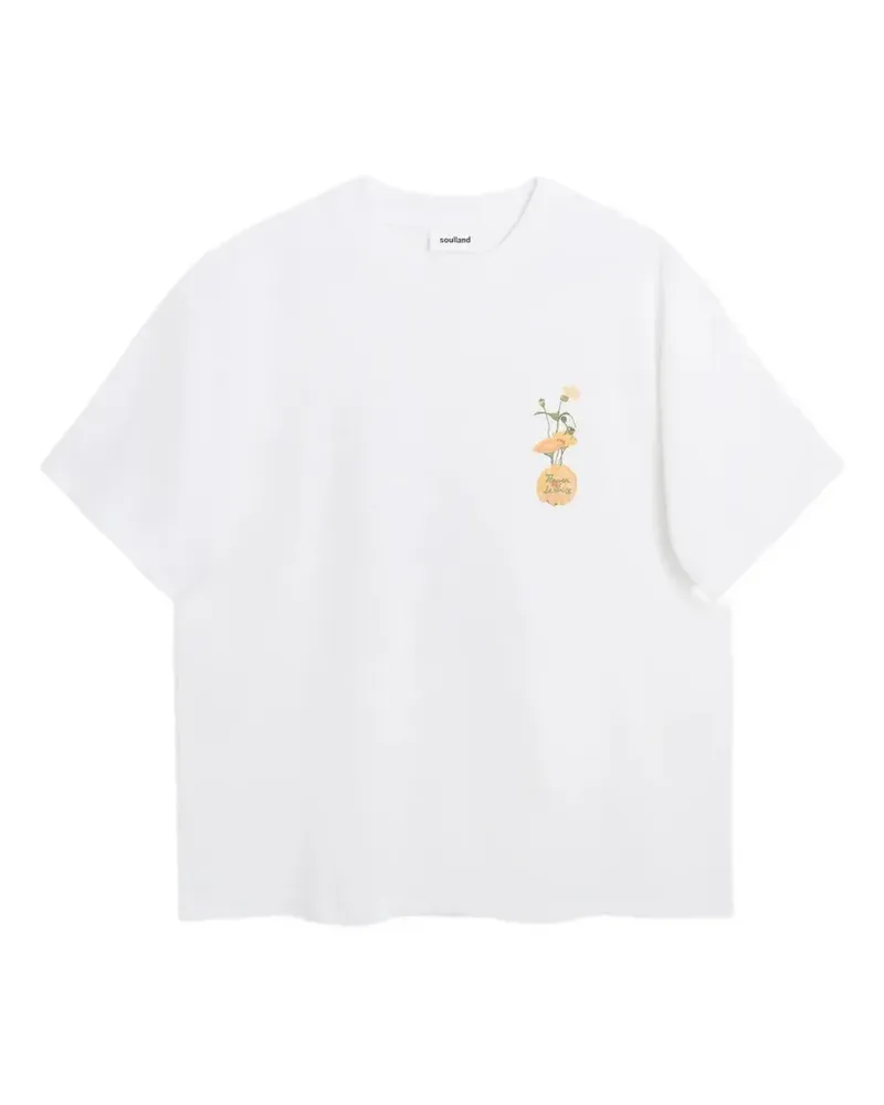 Soulland crew-neck T-shirt - Weiß Weiß