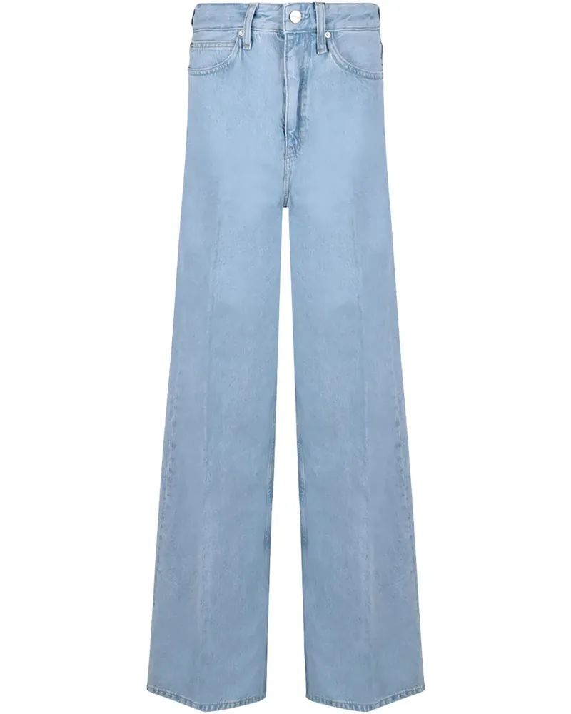 Calvin Klein Jeans mit hohem Bund - Blau Blau