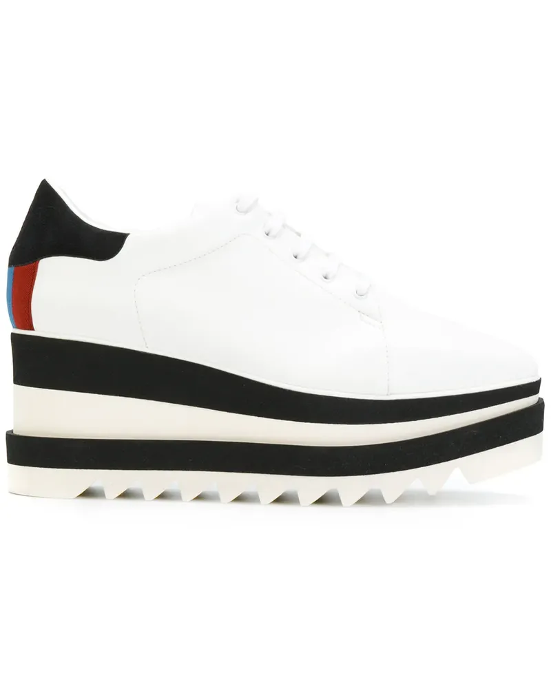 Stella McCartney Sneak-Elyse' Flatform-Sneakers - Weiß Weiß