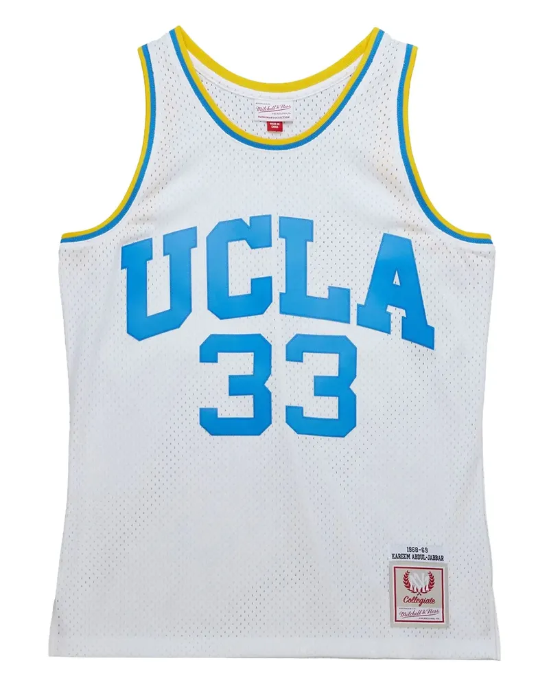 Mitchell & Ness x NCAA Kareem Abdul-Jabbar 1968 UCLA Bruins Trikot - Weiß Weiß