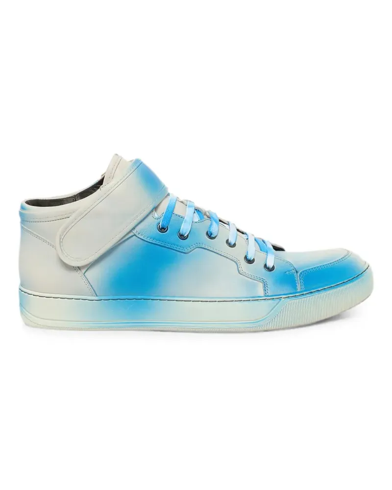 Lanvin Midtop Sneakers mit Klettverschluss - Blau Blau