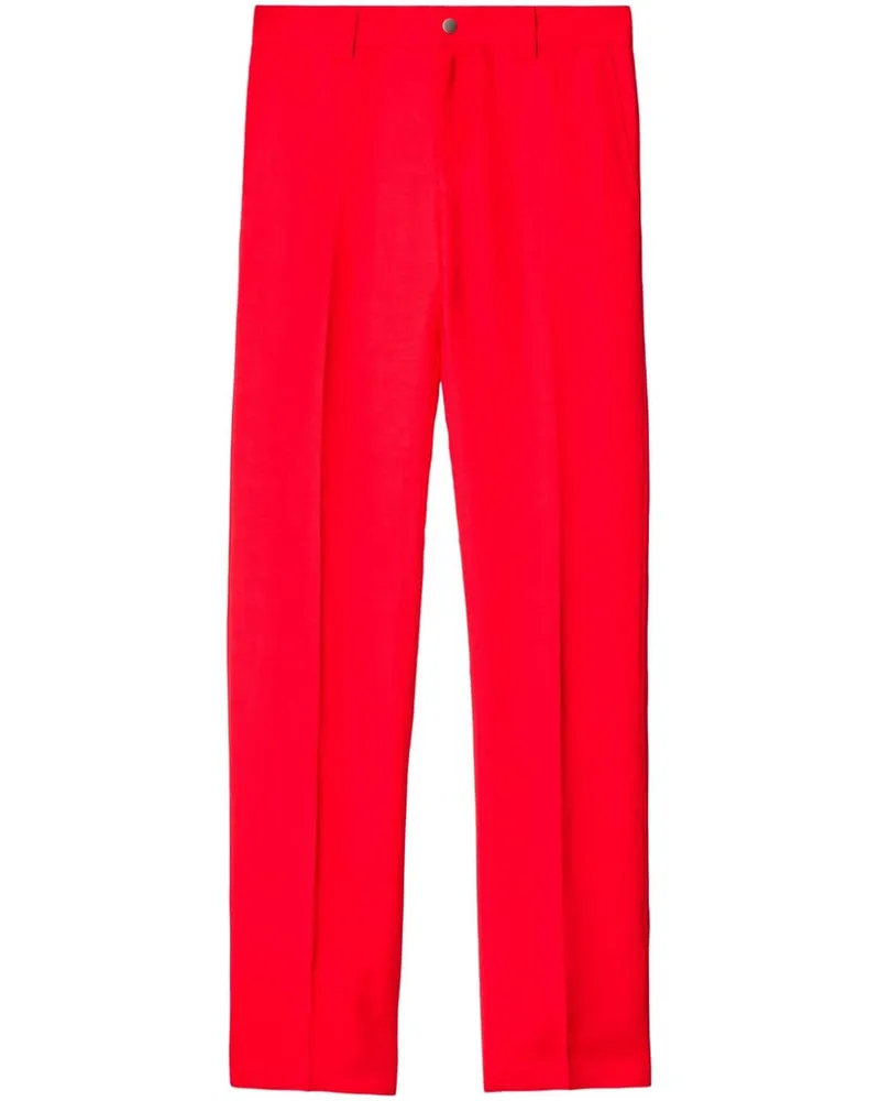 Burberry Hose aus Canvas - Rot Rot