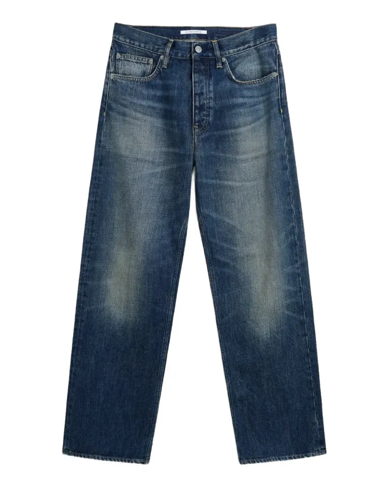 Sunflower faded-effect loose jeans - Blau Blau