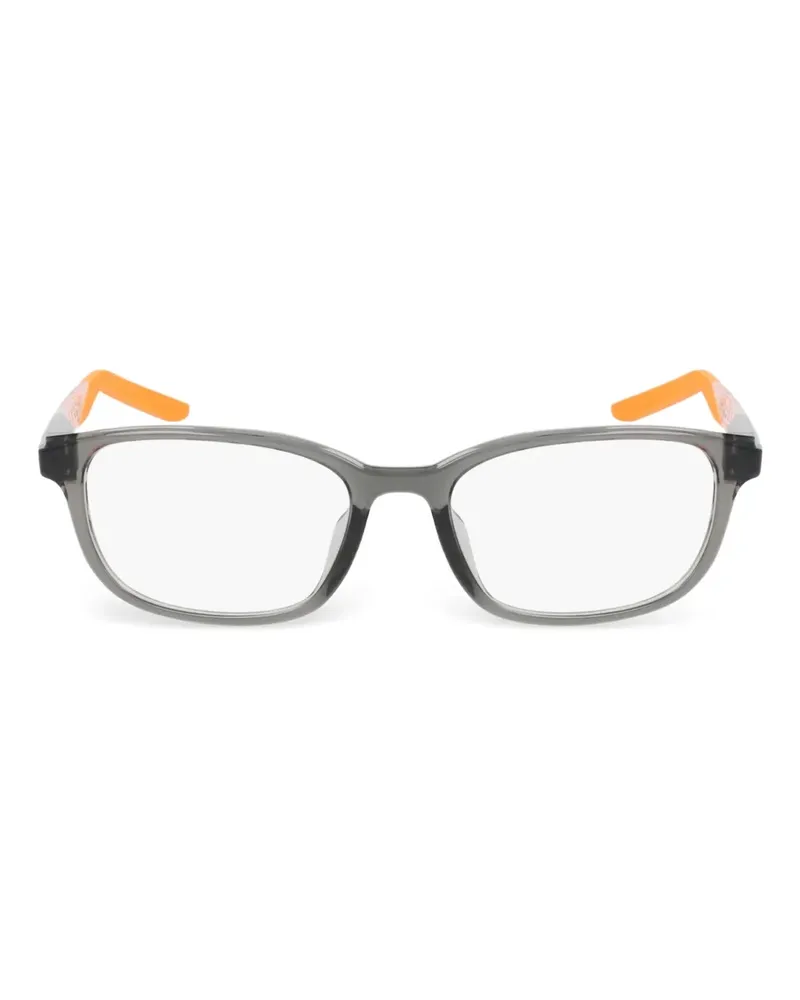 Nike Brille mit eckigem Gestell - Grau Grau