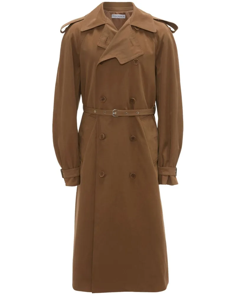 J.W.Anderson Doppelreihiger Trenchcoat - Braun Braun