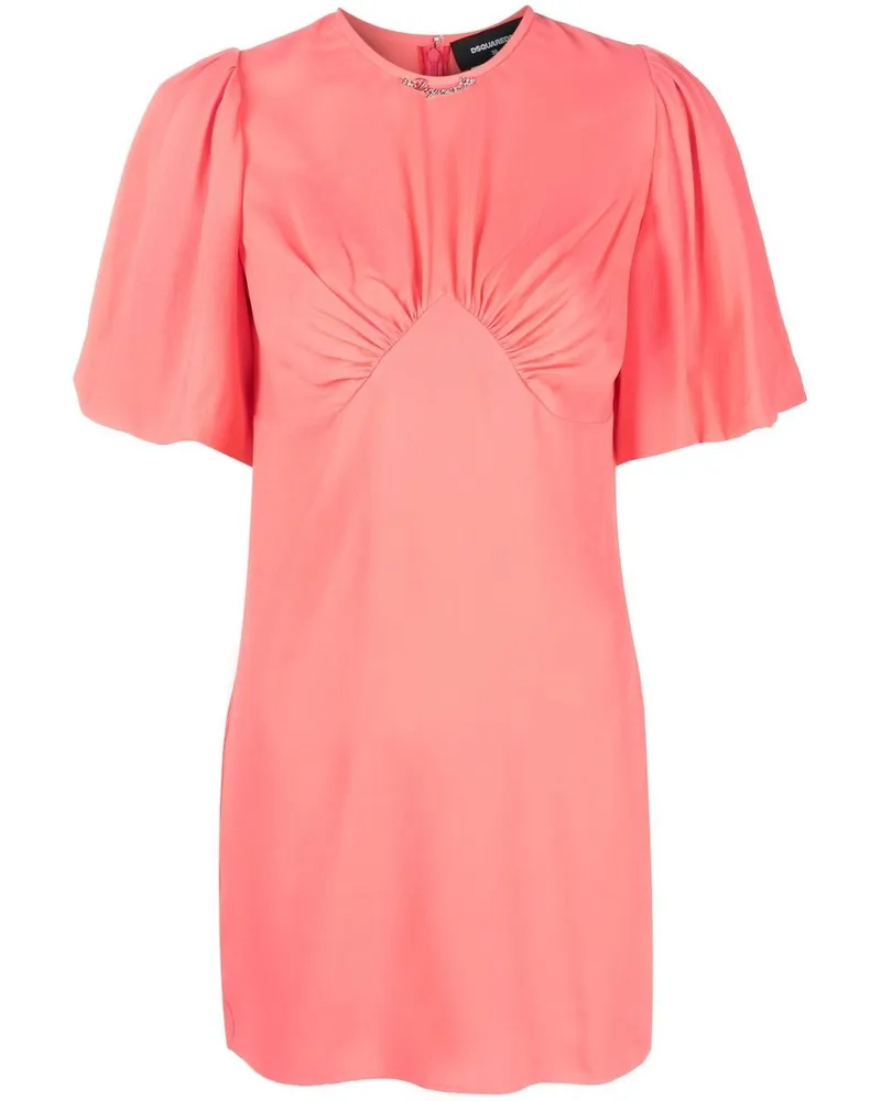 Dsquared2 Minikleid mit Puffärmeln - Rosa Rosa