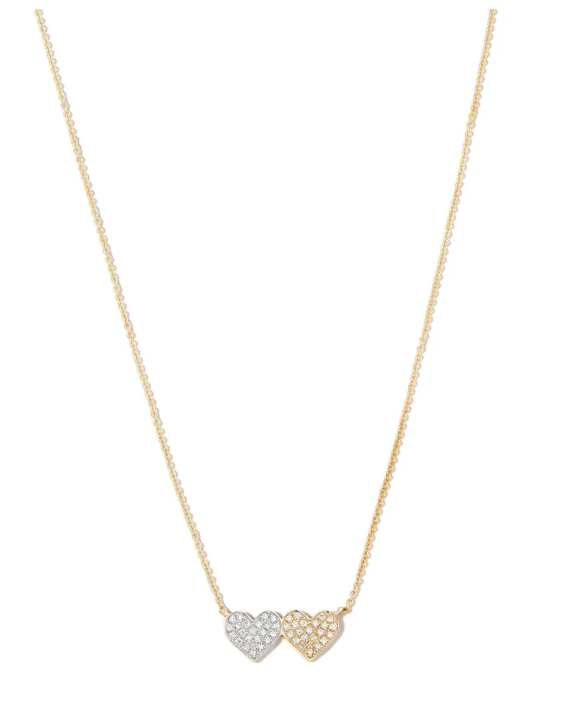 Sydney Evan 14kt Gelbgoldhalskette mit Diamanten Gold