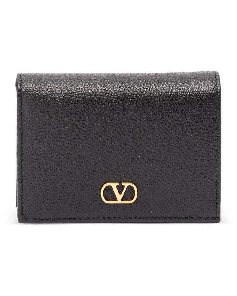 Valentino Garavani VLogo Signature Portemonnaie - Schwarz Schwarz