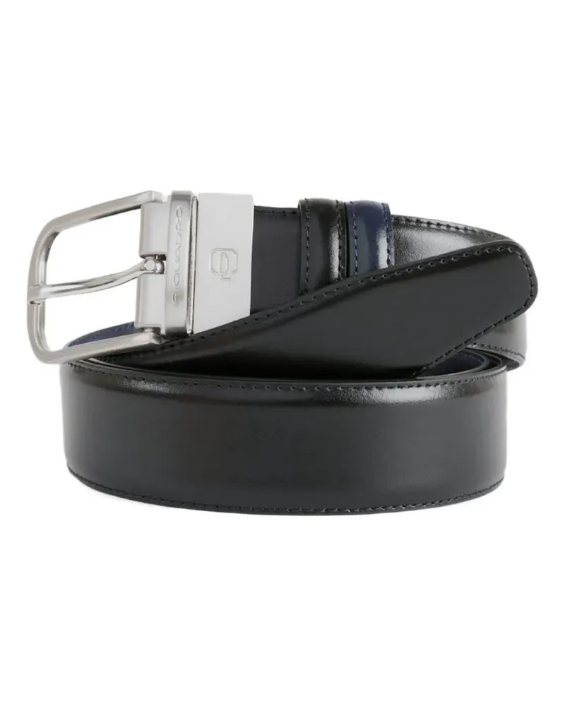 Piquadro prong-buckle leather belt - Blau Blau