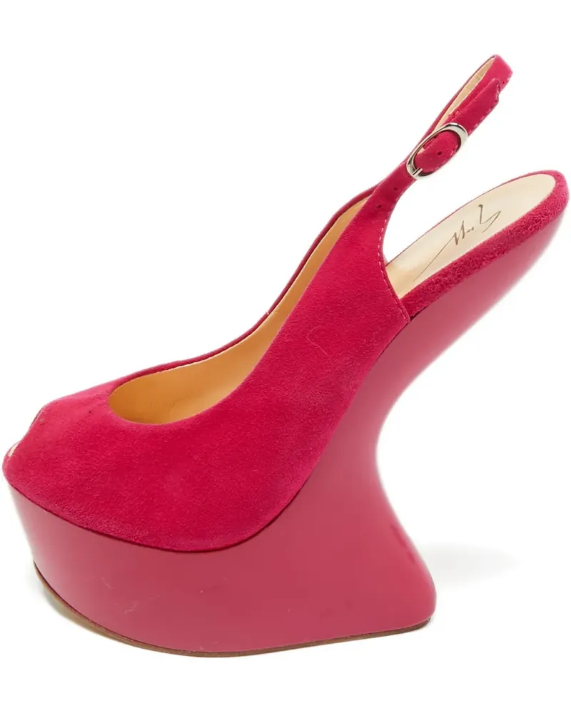 Giuseppe Zanotti Peeptoe-Pumps - Rosa Rosa