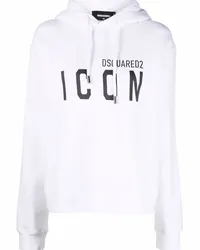 Dsquared2 Icon Hoodie Weiß