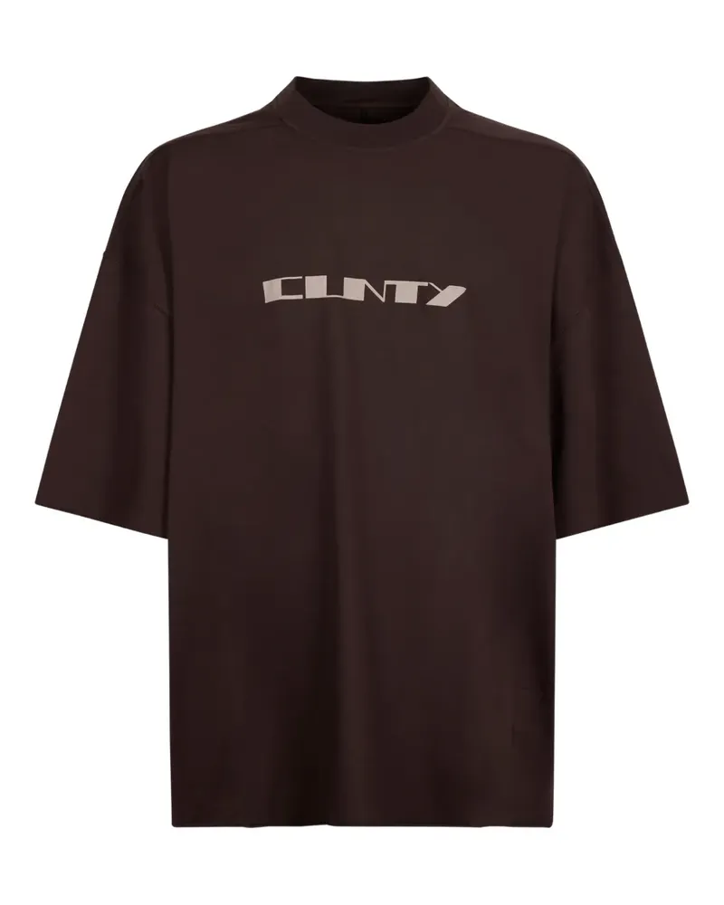 DRKSHDW by Rick Owens Tommy T-Shirt - Braun Braun