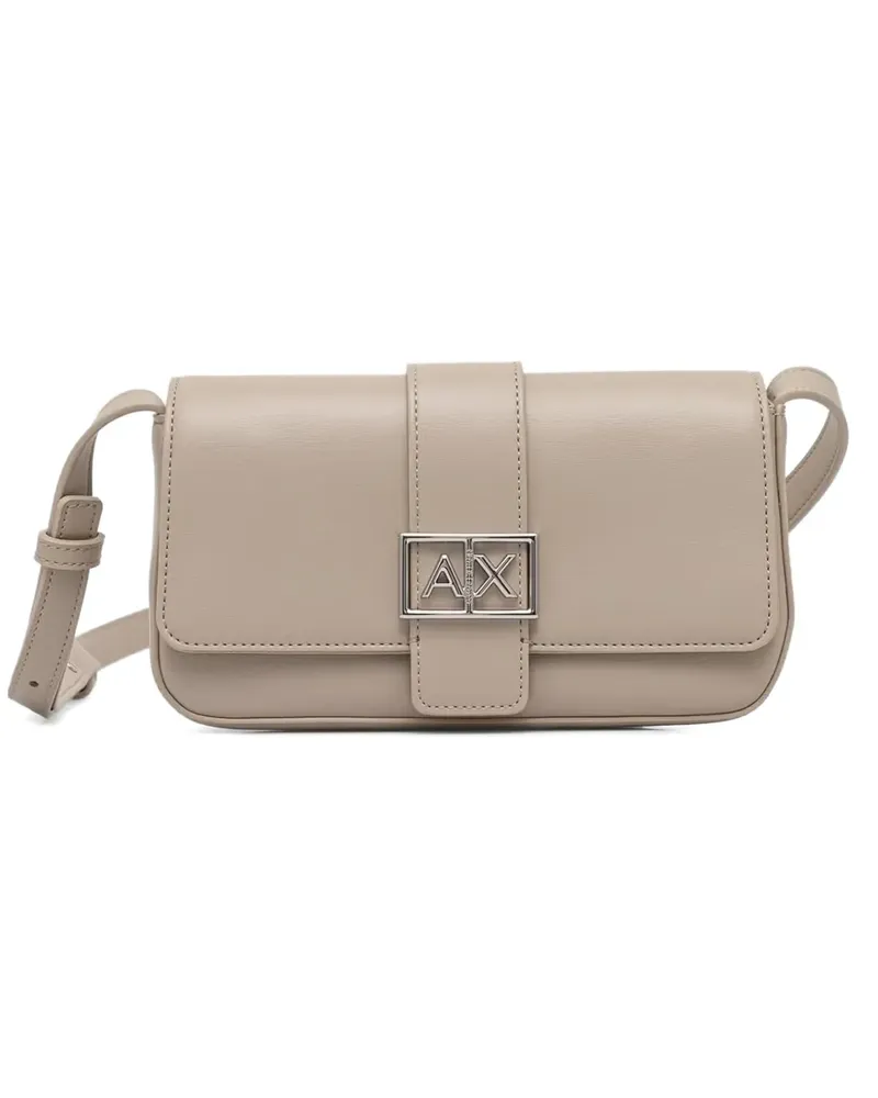 Armani Exchange Umhängetasche mit Logo-Schild - Nude Nude