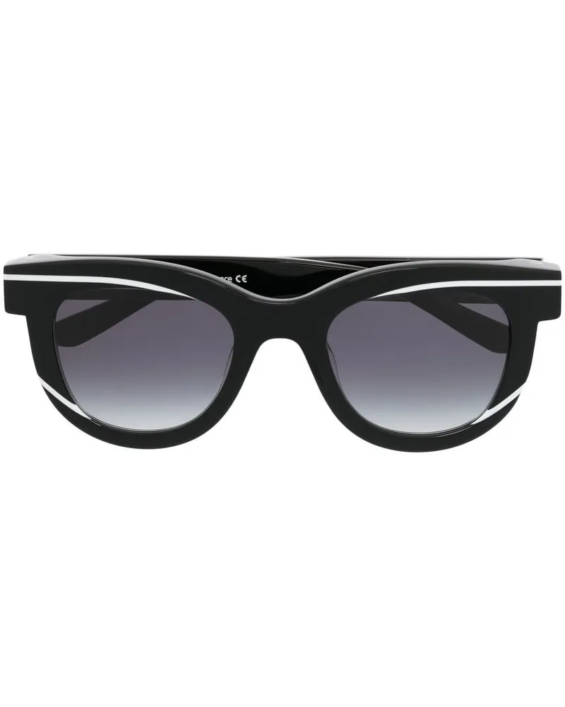 Thierry Lasry Icecreamy Cat-Eye-Sonnenbrille - Schwarz Schwarz
