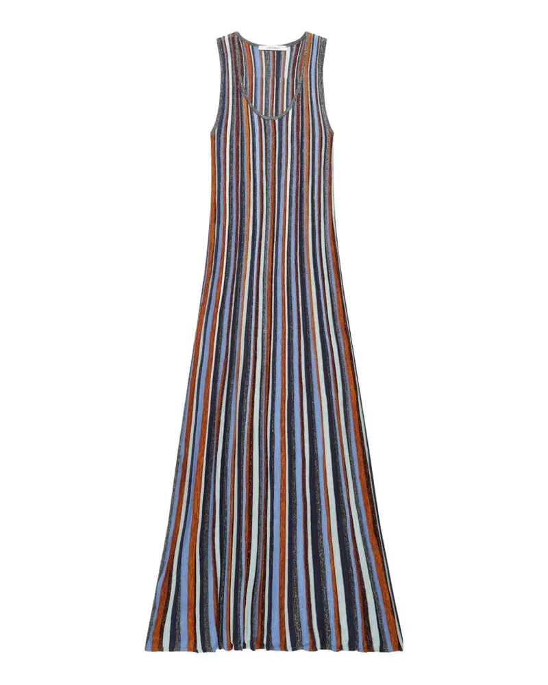 Maliparmi Flexage striped maxi dress - Blau Blau