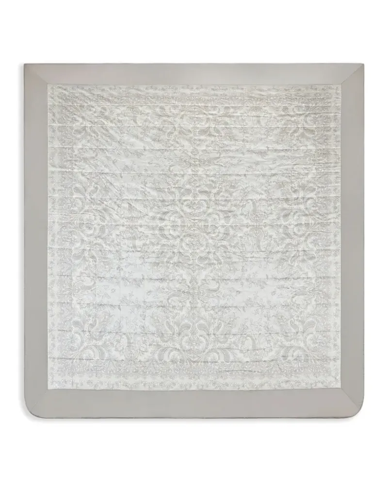 Etro Steppdecke mit Paisley-Print - Grau Grau