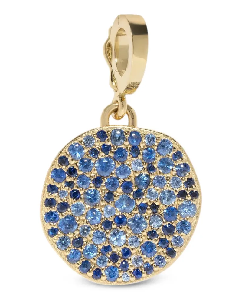 AZLEE sapphire-midnight pendant - Gold Gold