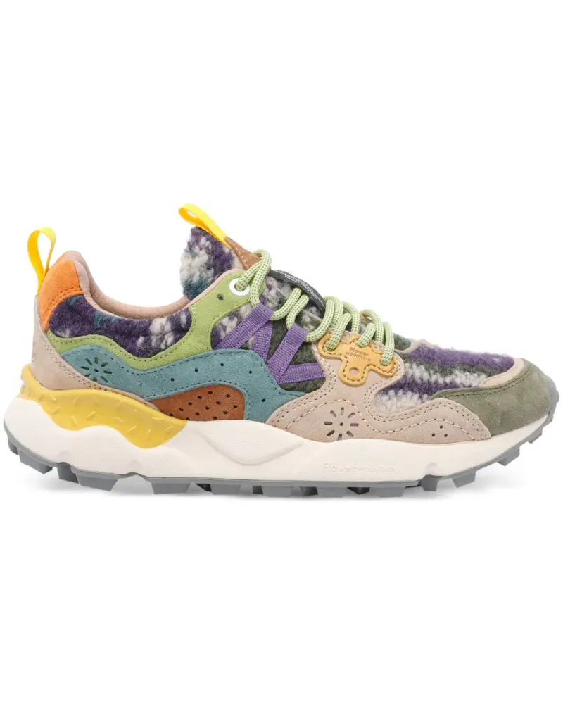 Flower MOUNTAIN Gemusterte Sneakers - Grün Grün
